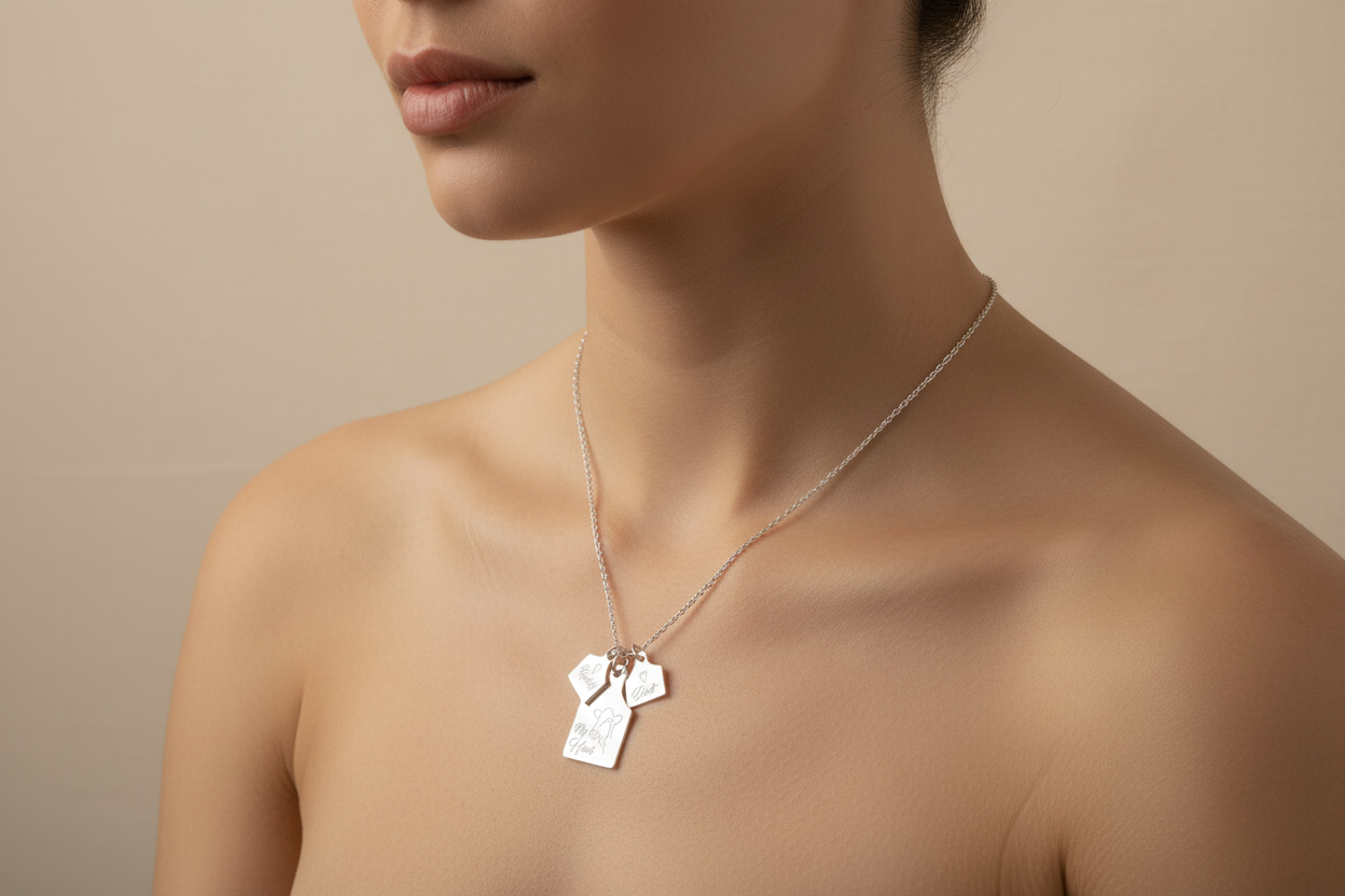 My Herd Personalised Cow Tag Necklace