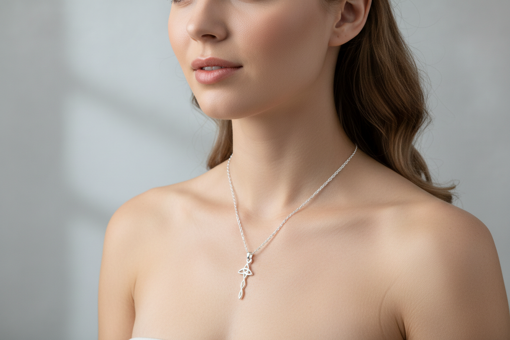 Pendant a Chadwyn Geltaidd Triquetra