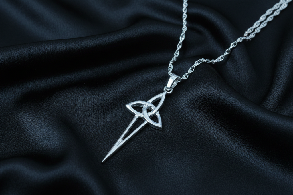 Pendant a Chadwyn Geltaidd Triquetra