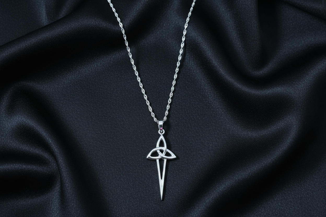 Pendant a Chadwyn Geltaidd Triquetra