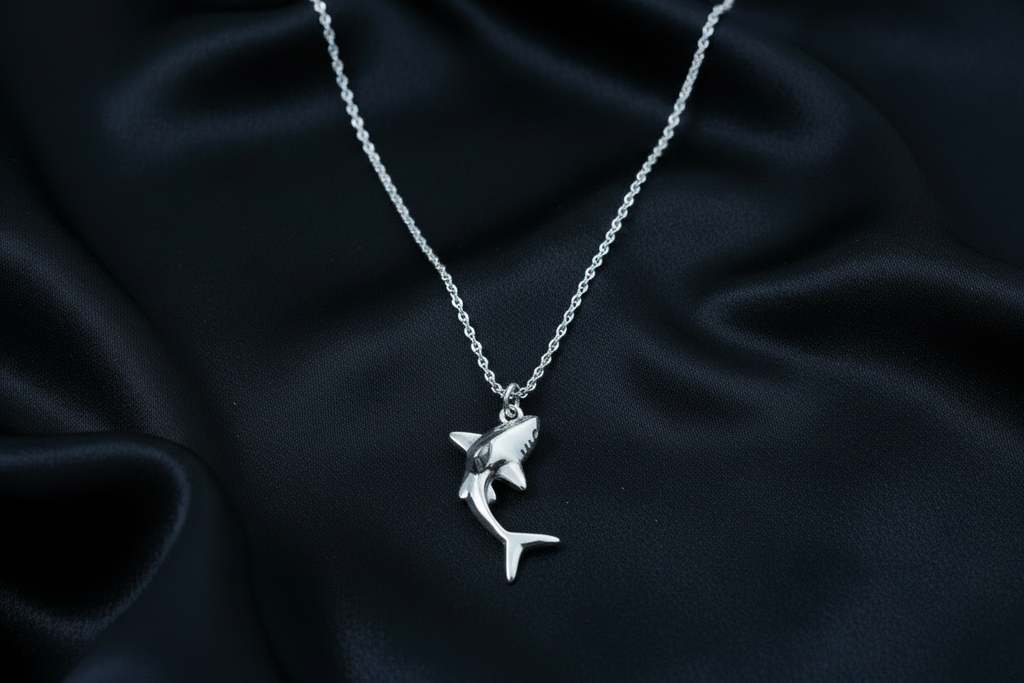 Shark Pendant & Chain