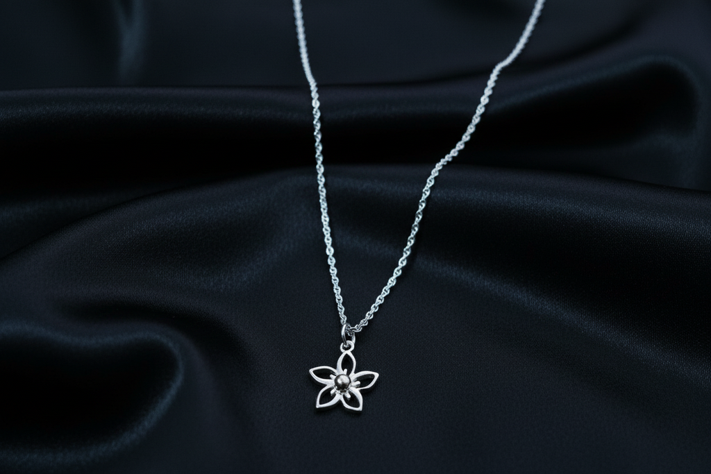 Flower Pendant & Chain