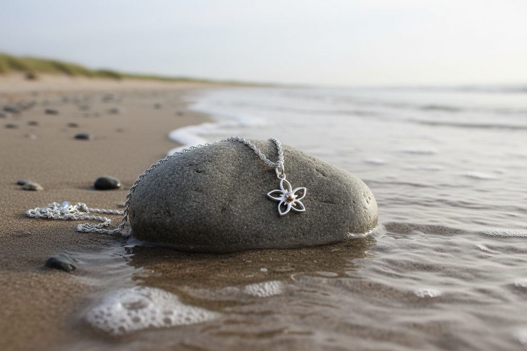 Flower Pendant & Chain