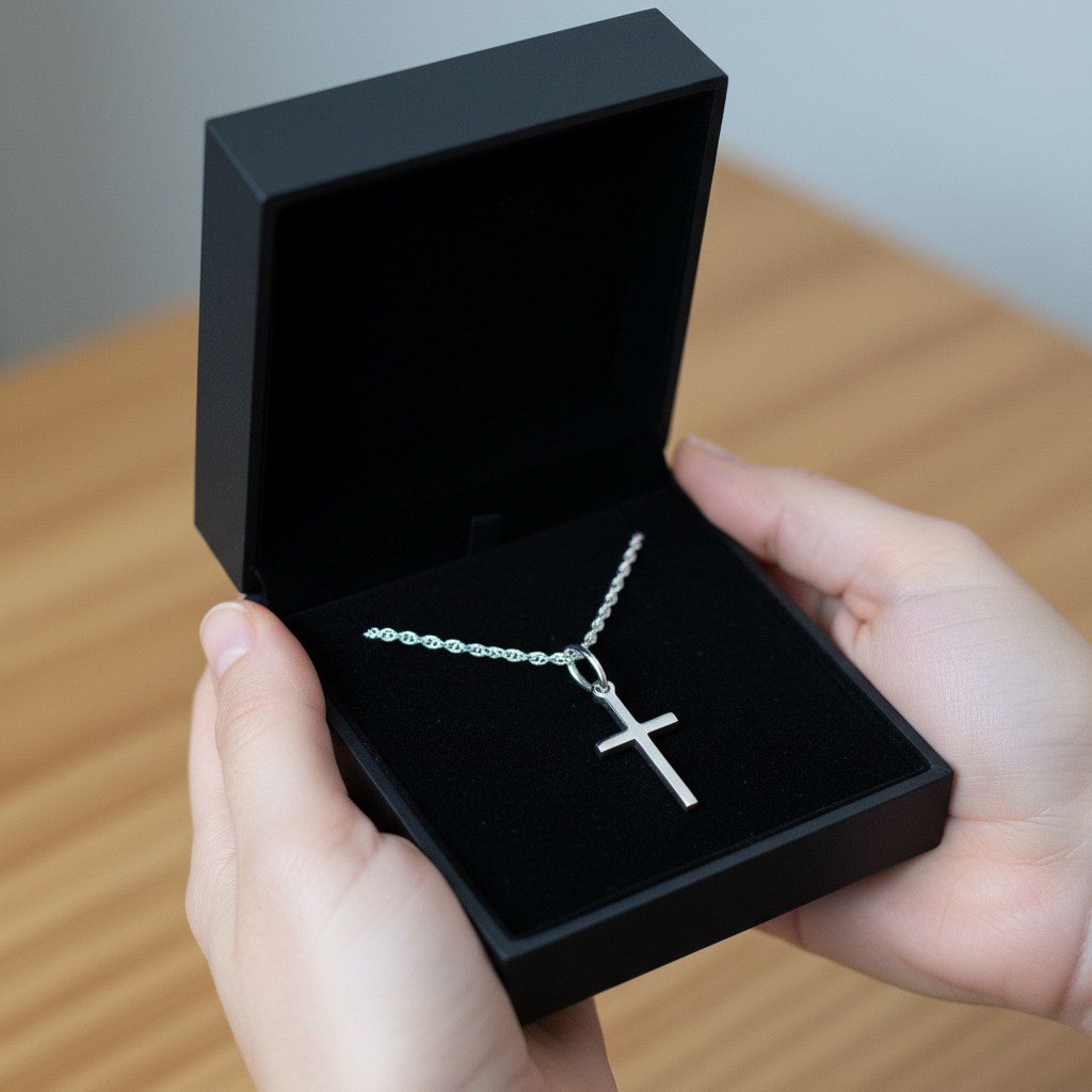 Crucifix Pendant & Chain