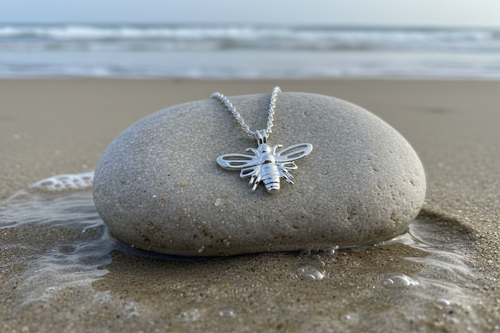 Bee Pendant & Chain - Large