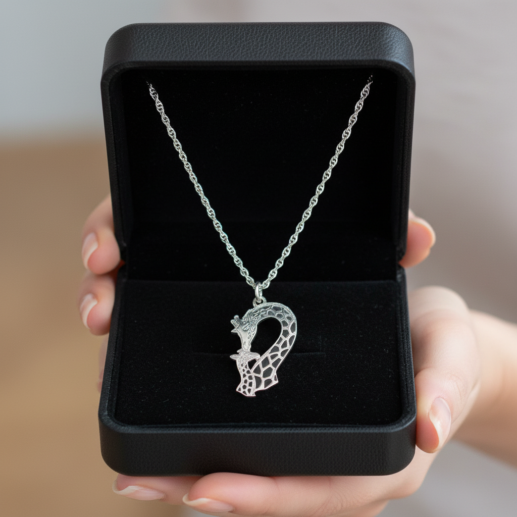 Giraffe Pendant & Chain - Small
