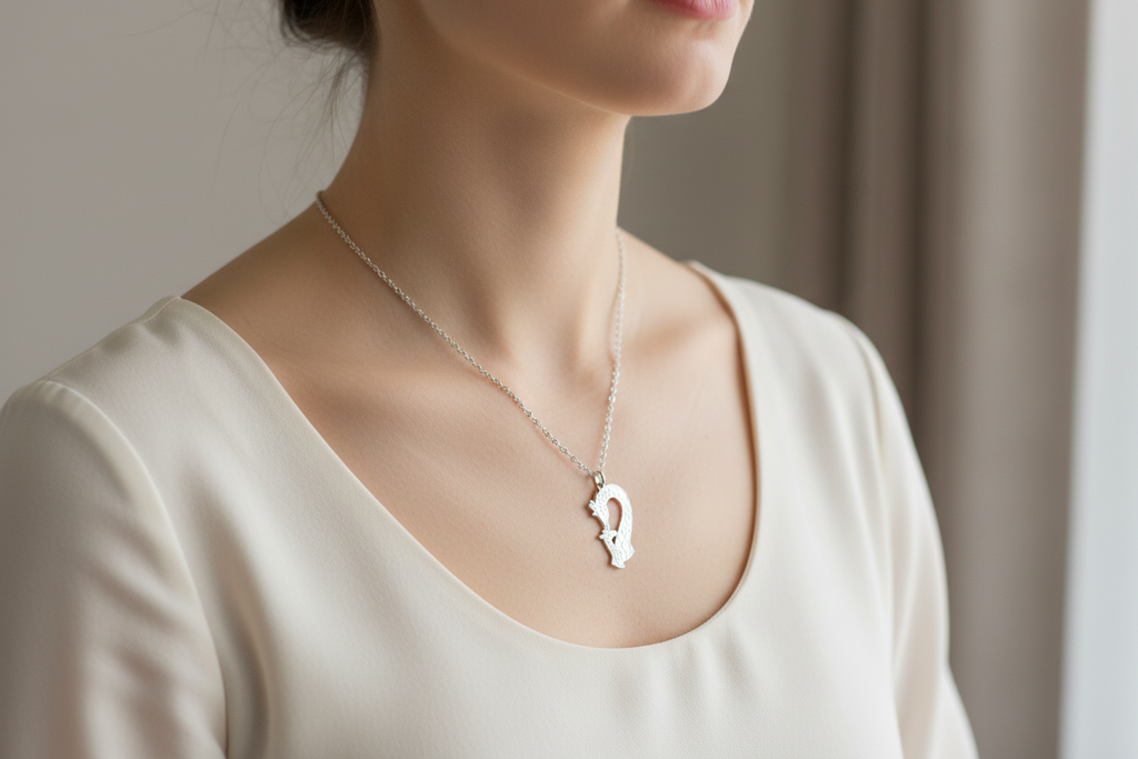 Giraffe Pendant & Chain - Small