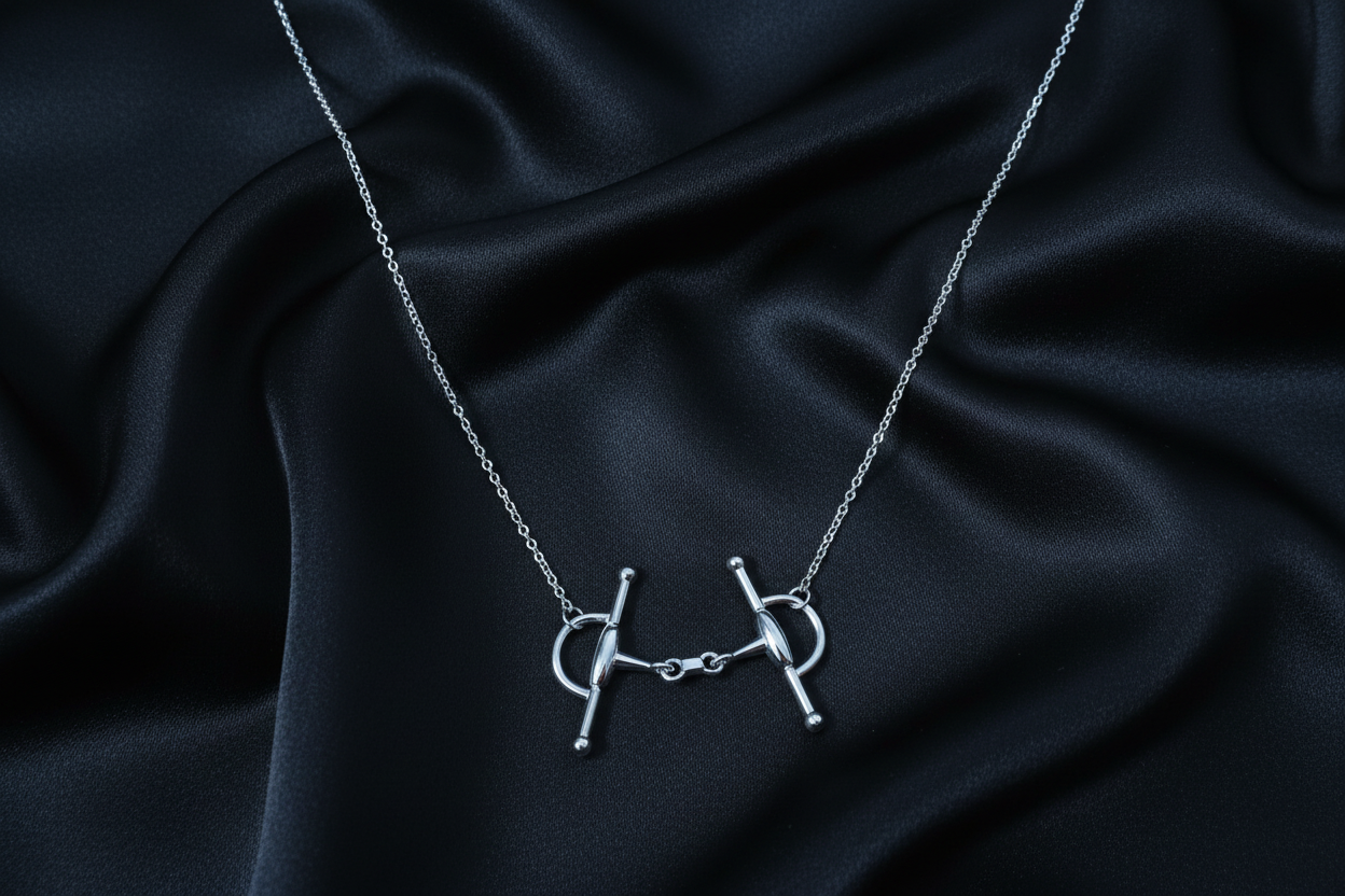 Full Cheek French Link Snaffle Bit Necklace