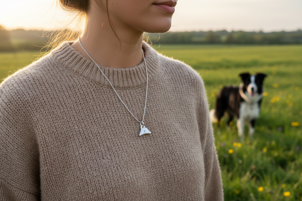 Sheepdog Whistle Charm Necklace