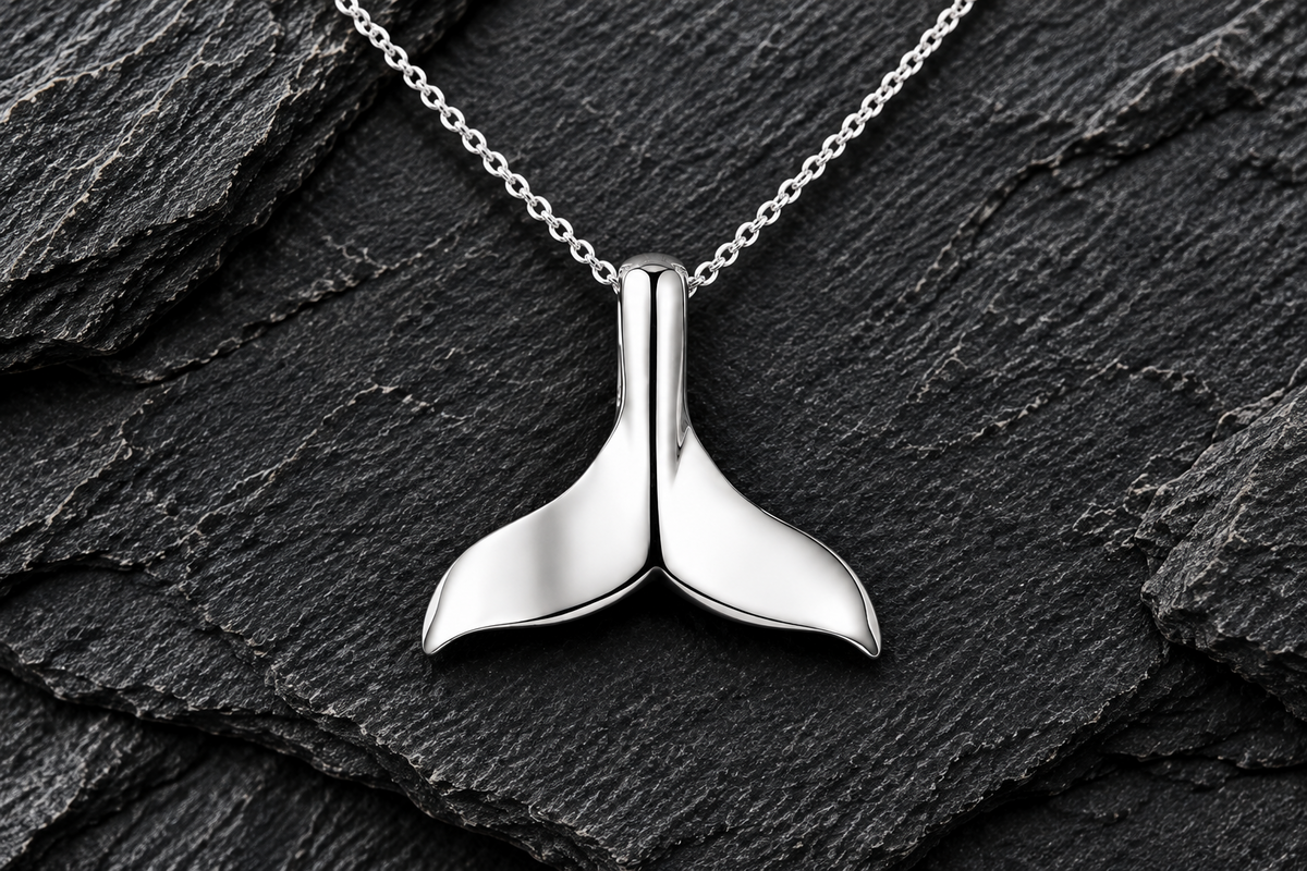 Mermaid Tail Pendant & Chain