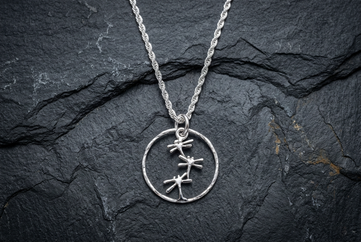 Dragonfly Circle Pendant & Chain