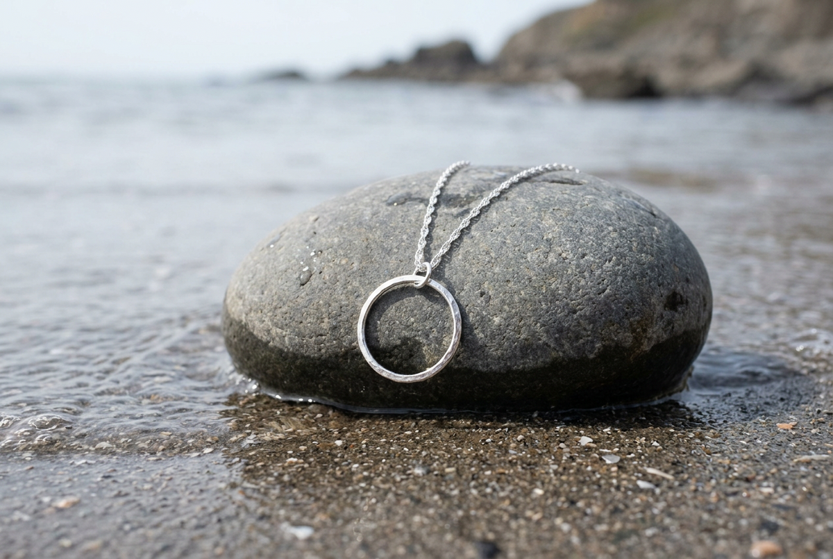 Infinity Circle Pendant & Chain