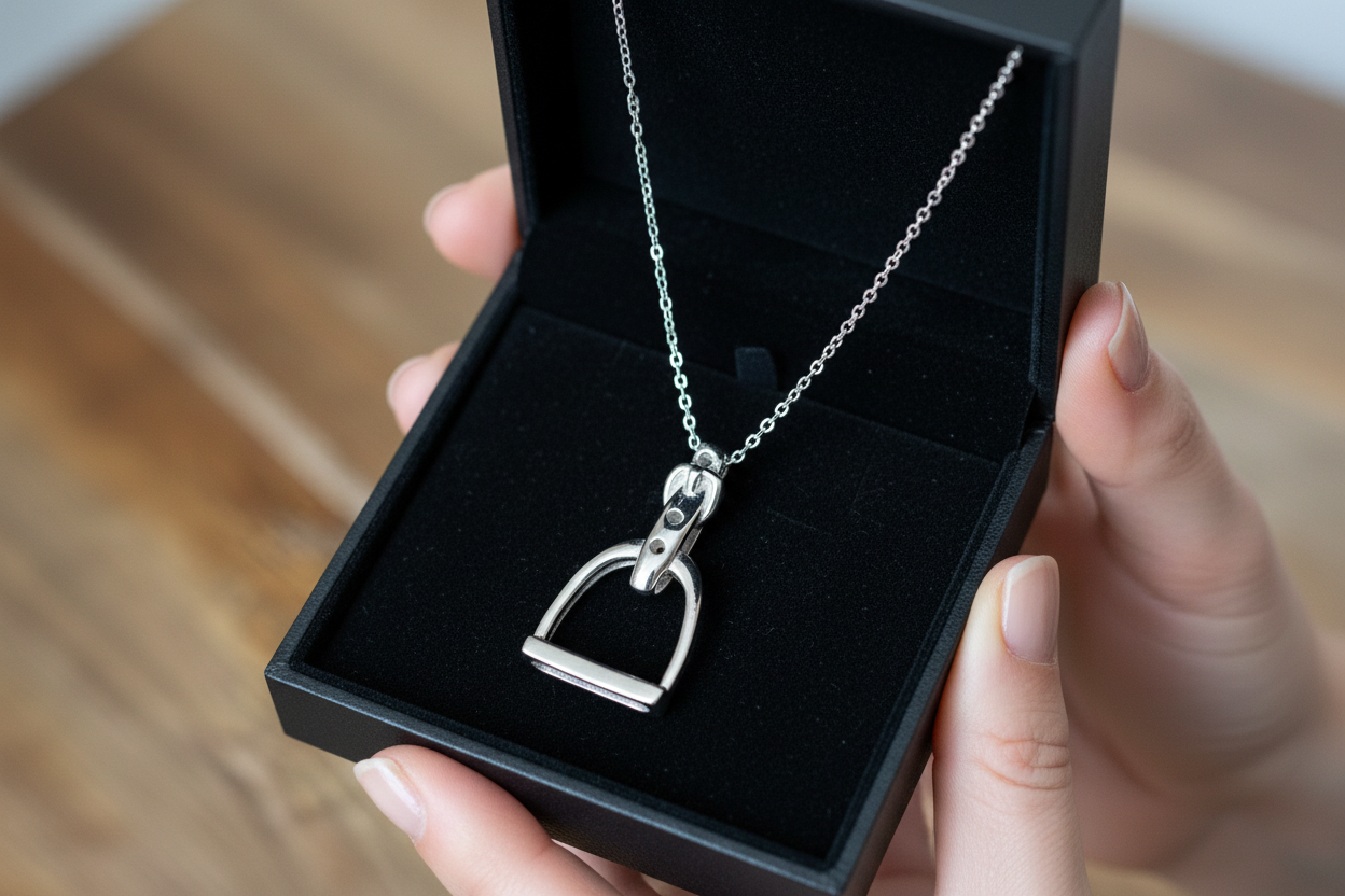 Stirrup Pendant & Chain