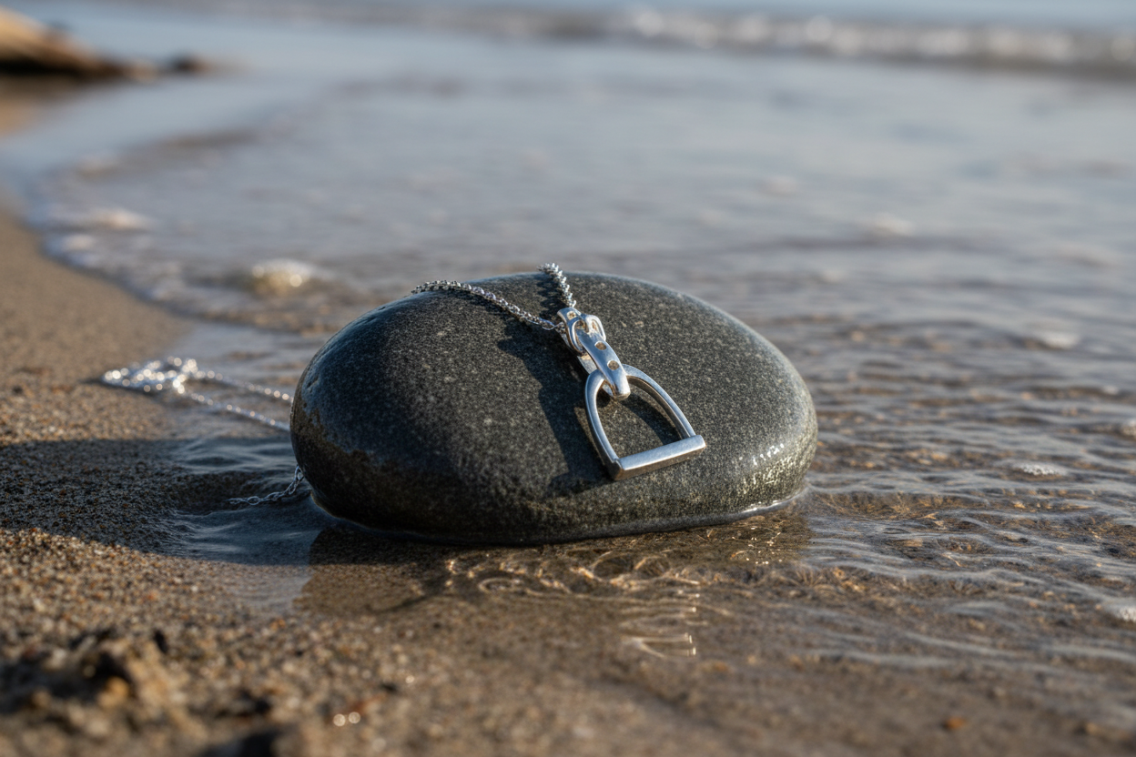 Stirrup Pendant & Chain