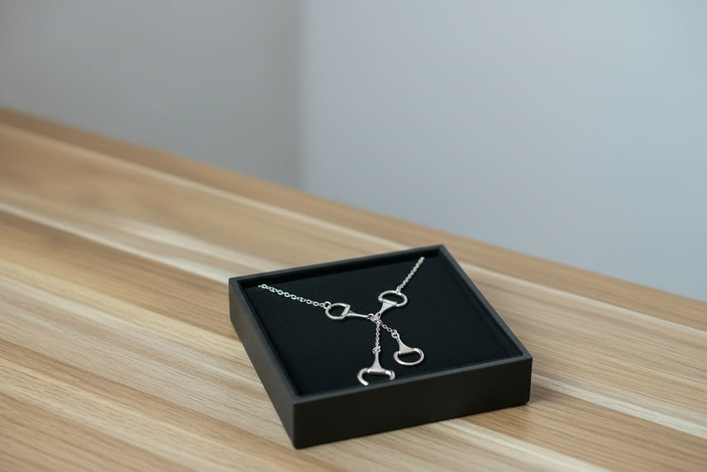 Snaffle Bit Lariat Necklace