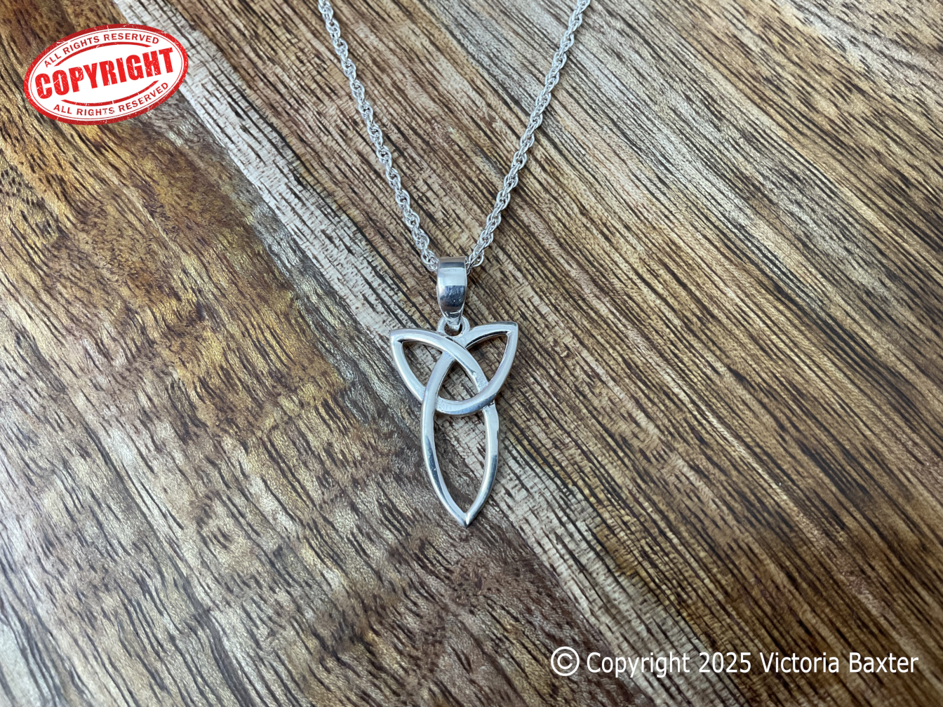 Triquetra Celtic Pendant & Chain