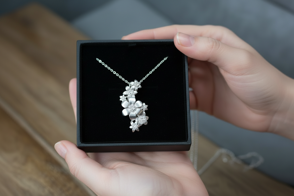 Daffodil Bunch Pendant & Chain