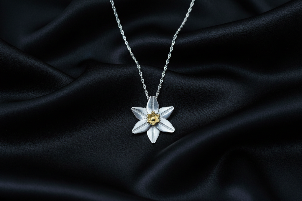 Daffodil Pendant & Chain