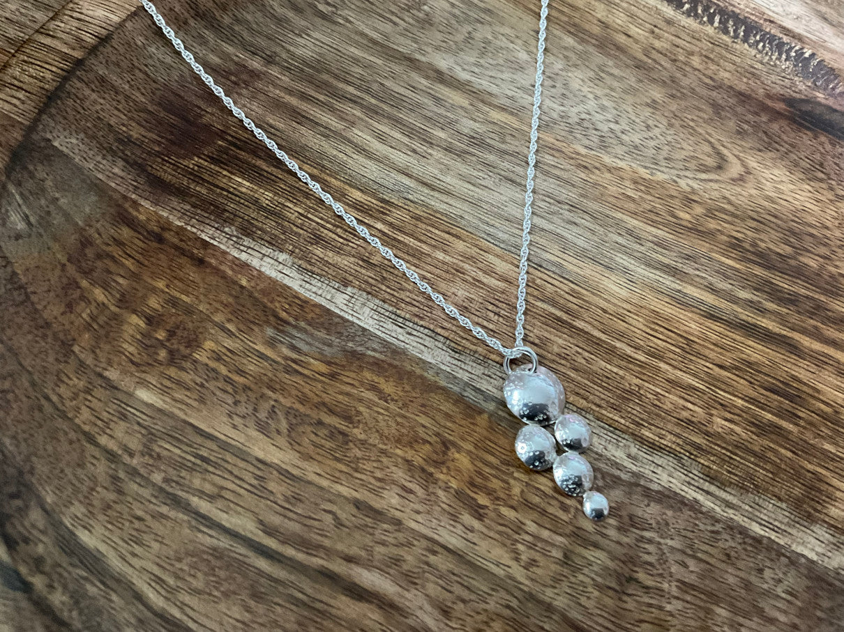 Domed Pendant & Chain