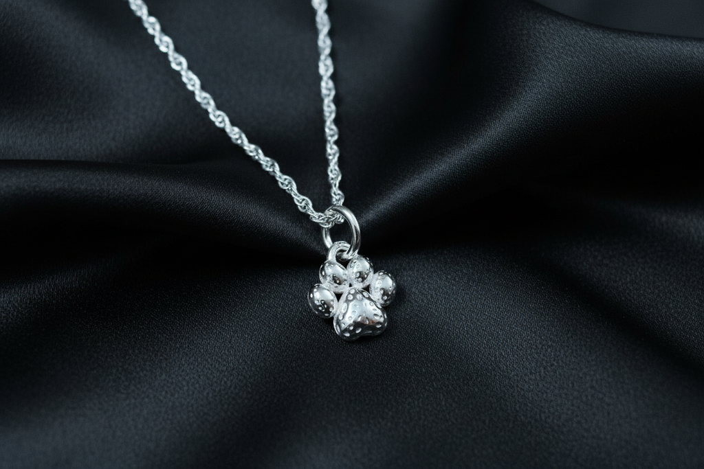 Paw Print Pendant & Chain