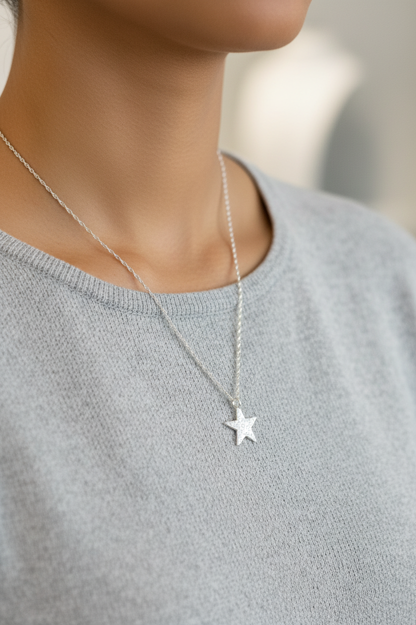 Star Pendant & Chain