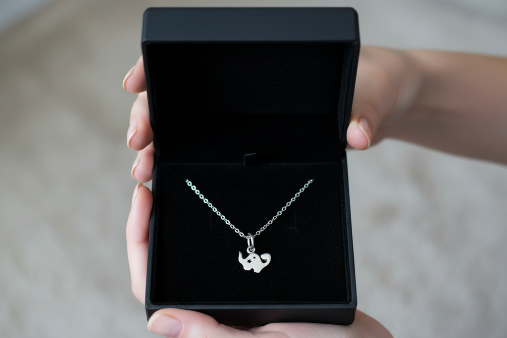 Diplodocus Dinosaur Pendant & Chain