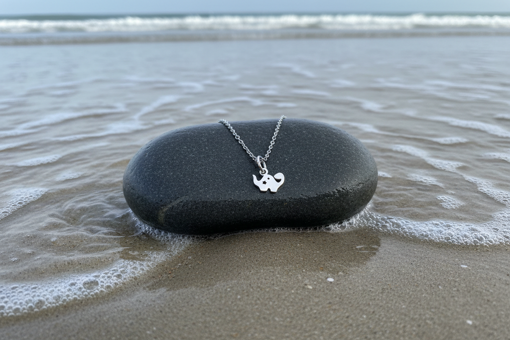 Diplodocus Dinosaur Pendant & Chain