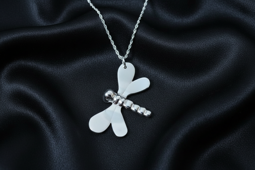 Dragonfly Pendant & Chain