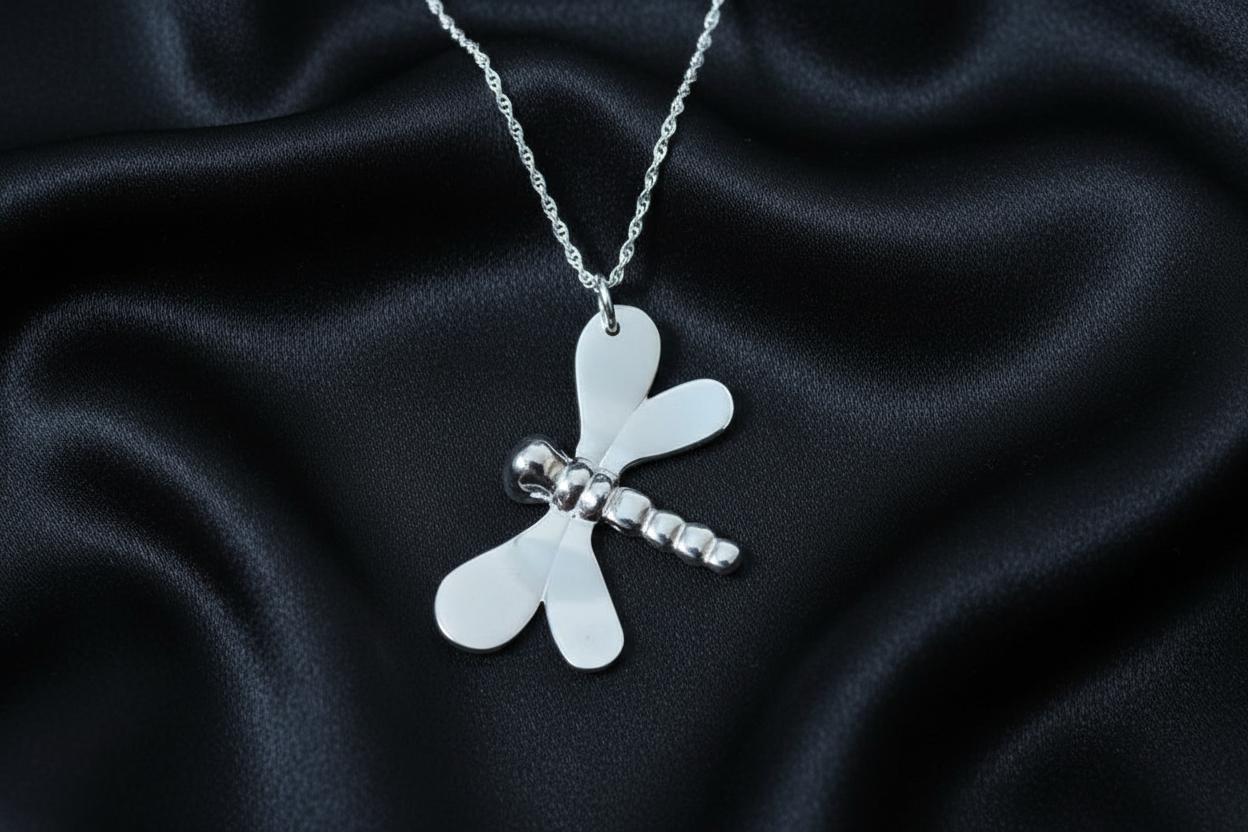 Dragonfly Pendant & Chain
