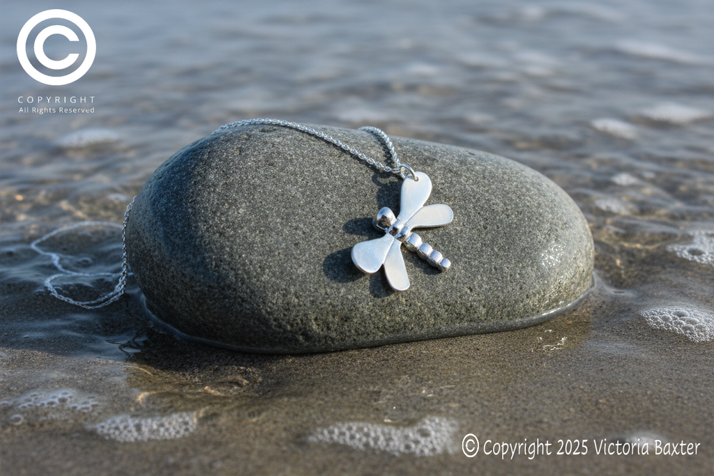 Dragonfly Pendant & Chain