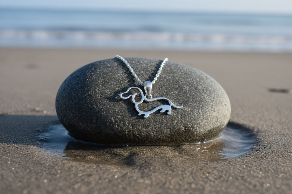 Dachshund Pendant & Chain