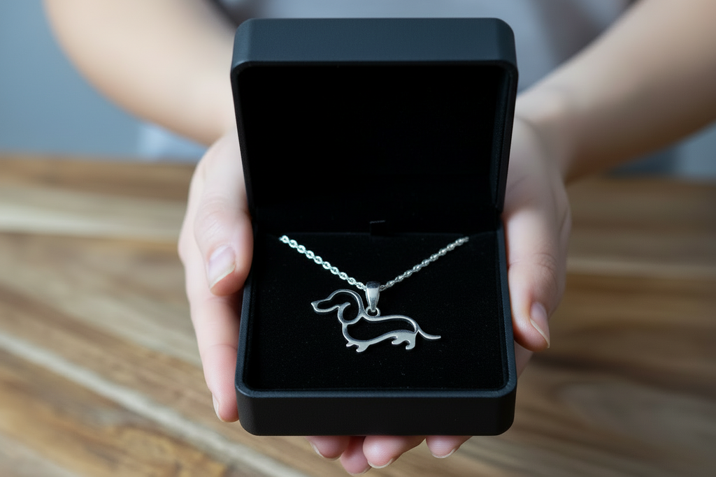 Dachshund Pendant & Chain