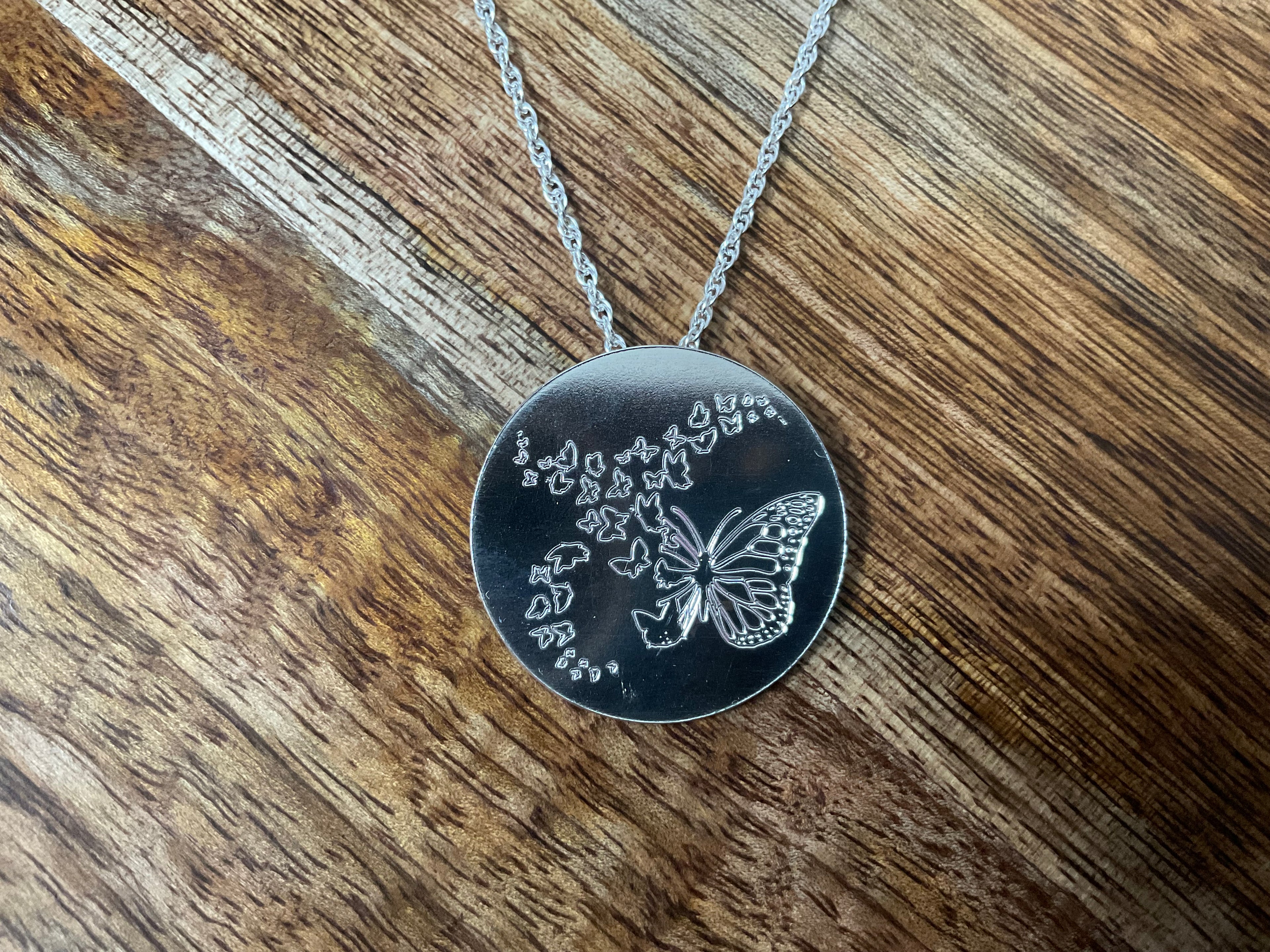 Butterfly Pendant & Chain