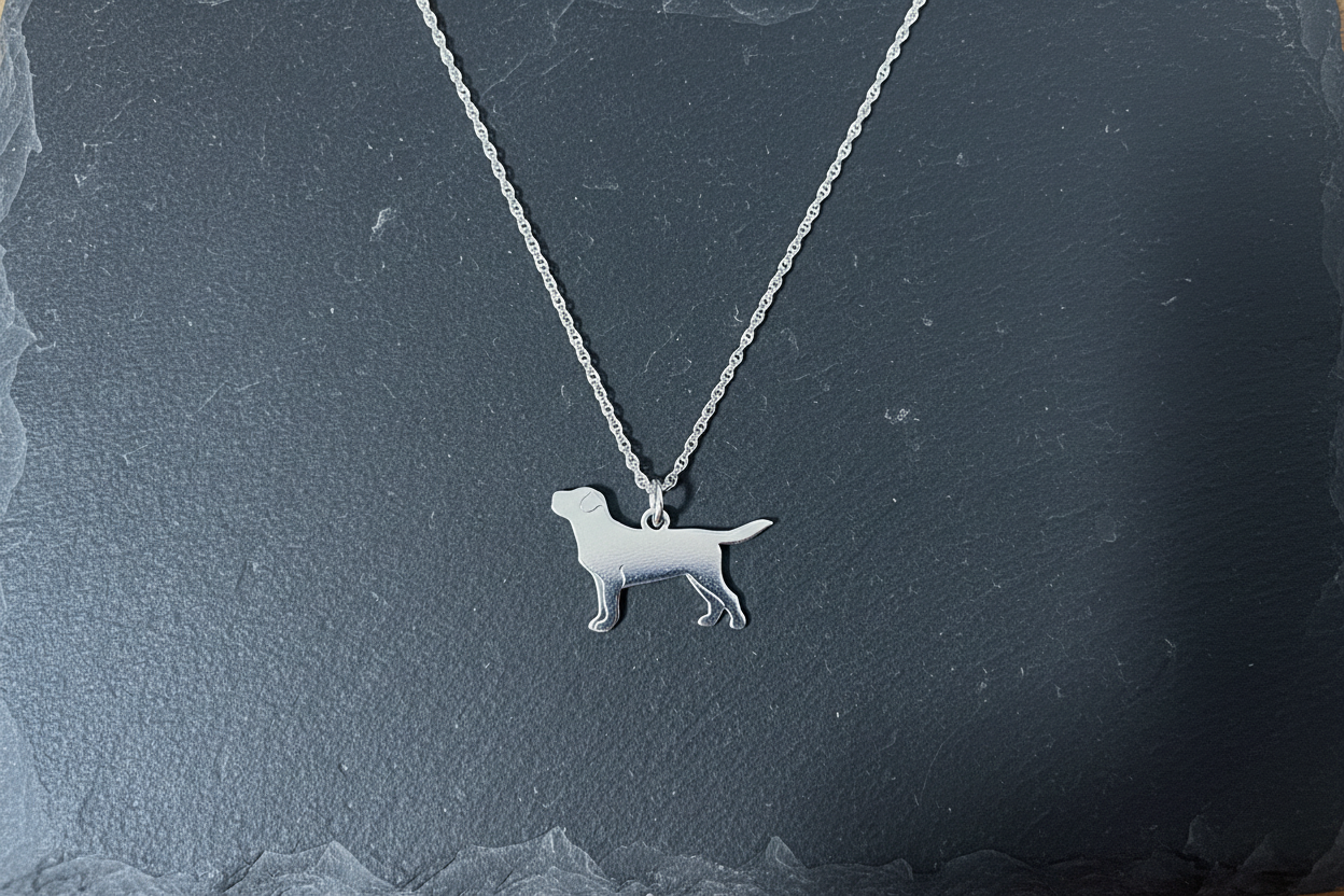 Labrador Dog Pendant & Chain