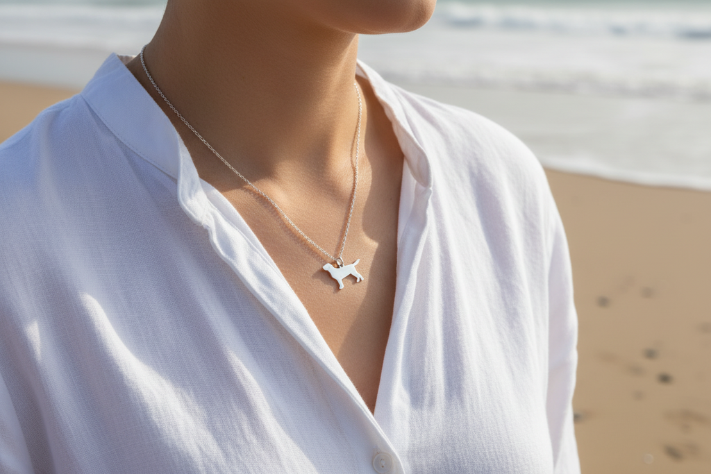 Labrador Dog Pendant & Chain