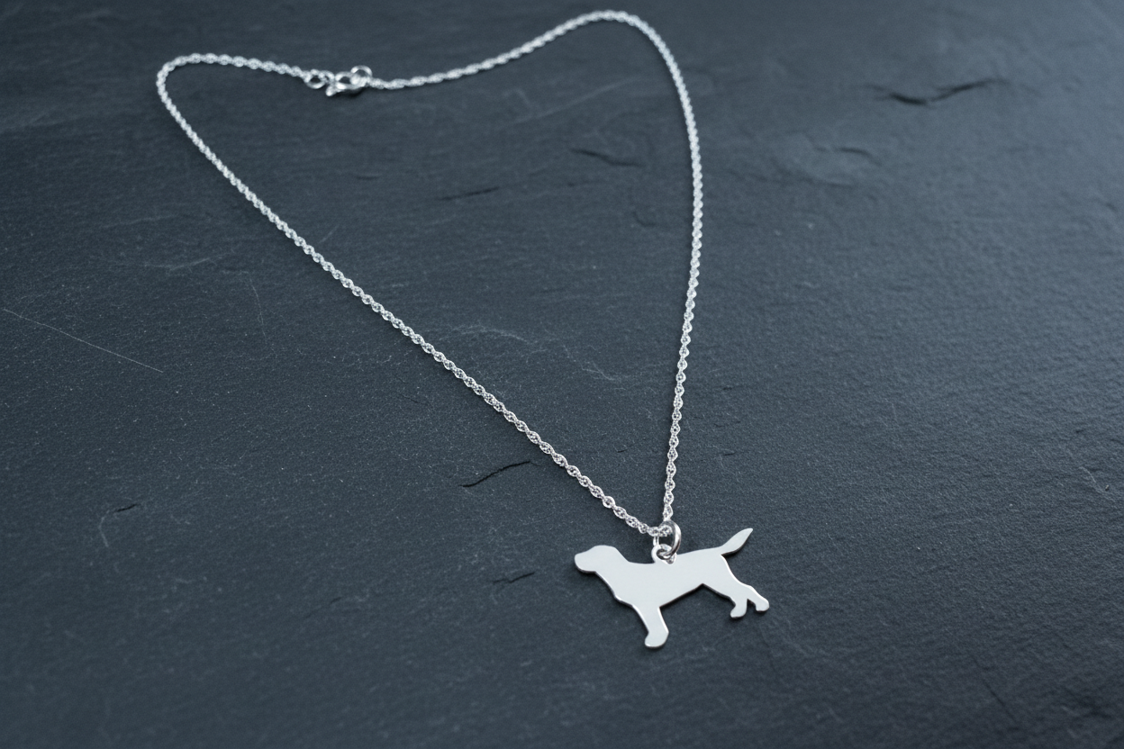 Labrador Dog Pendant & Chain