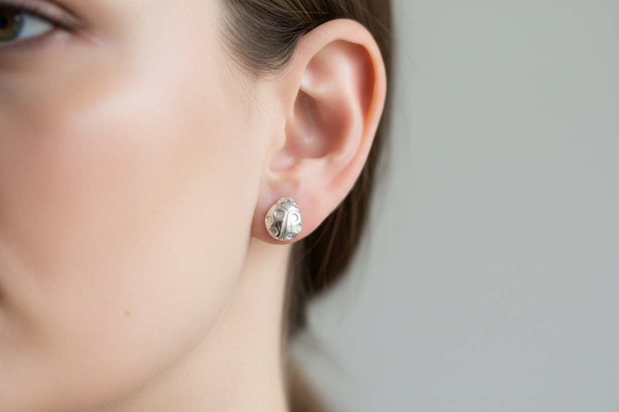 Ladybird Stud Earrings