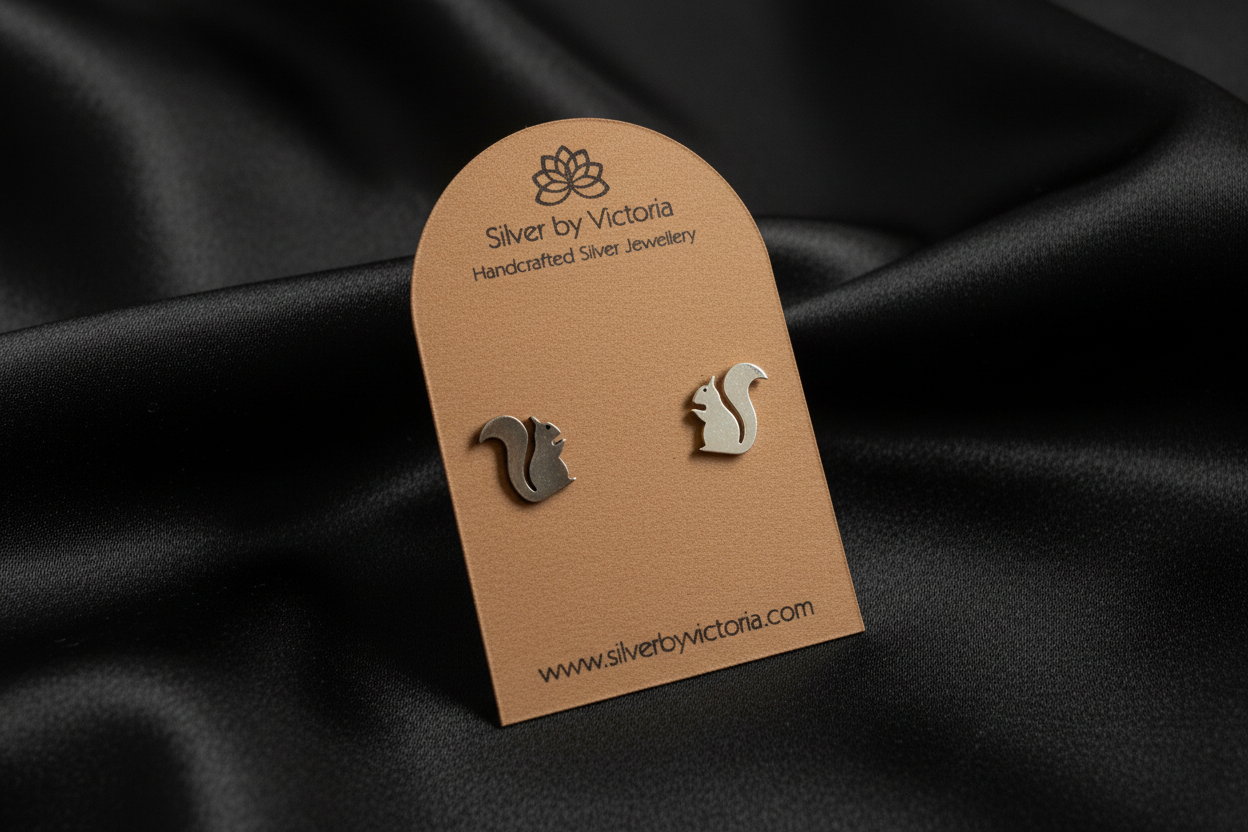 Squirrel Stud Earrings