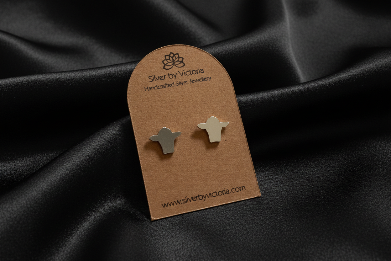 Cow Stud Earrings