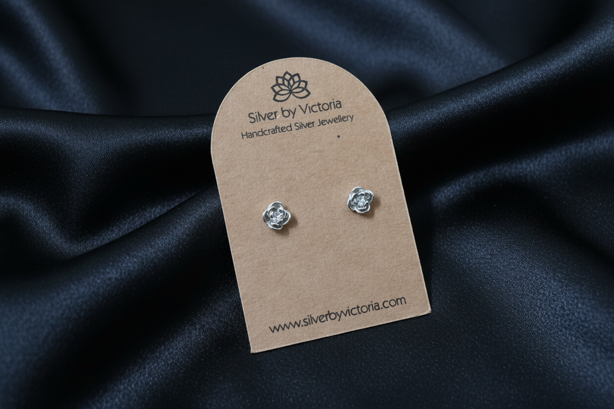 Rose Stud Earrings