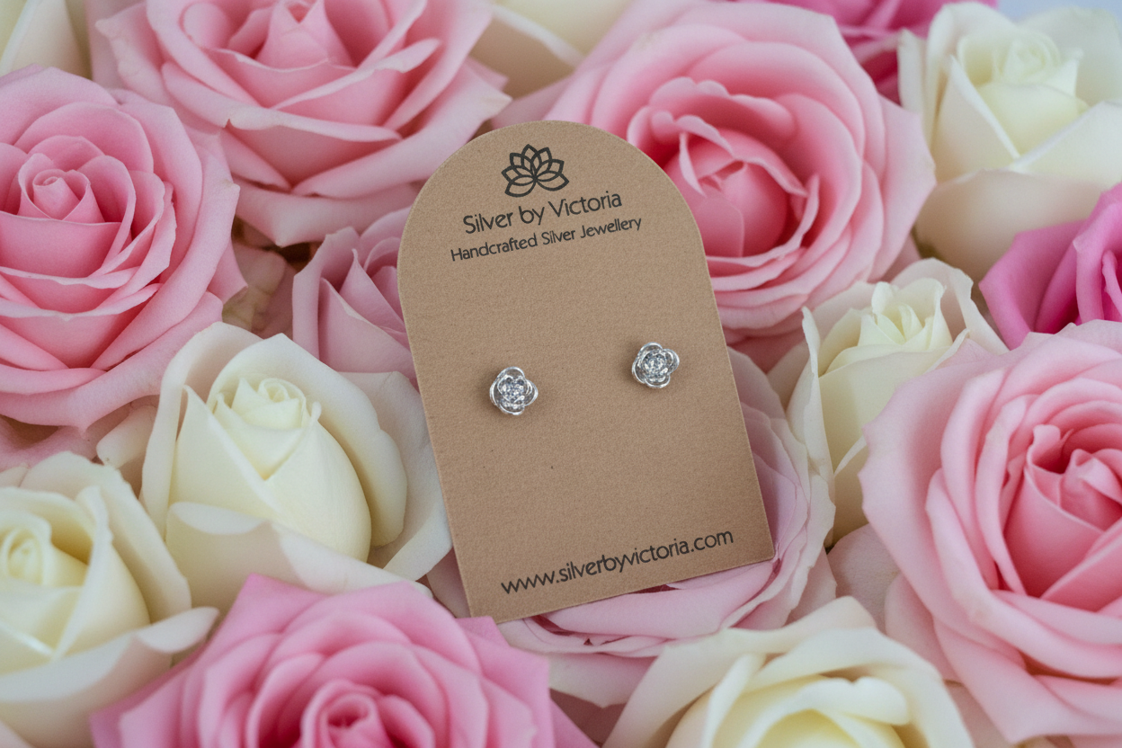Rose Stud Earrings
