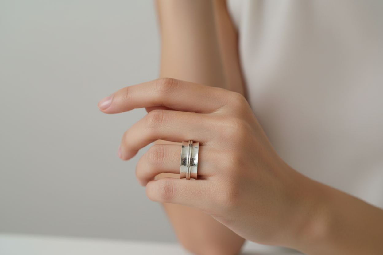 Silver Spinner Ring