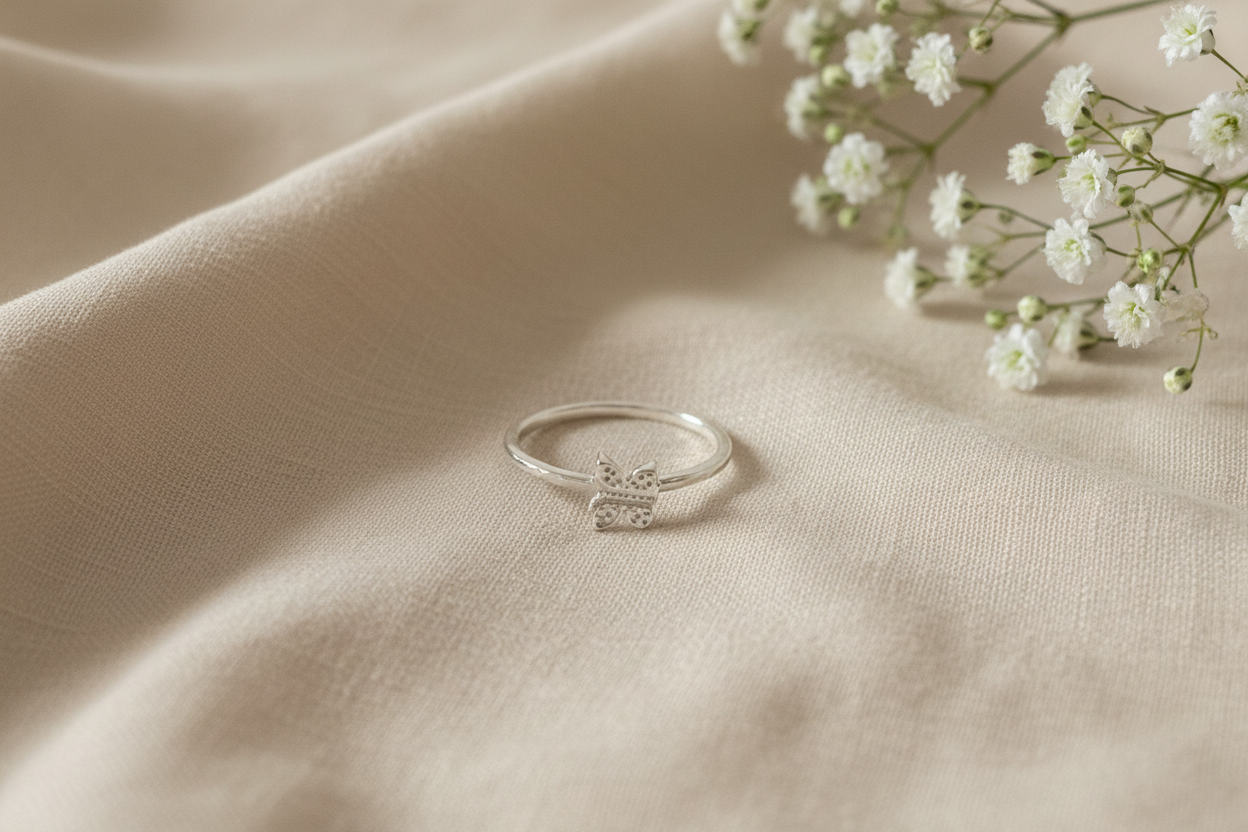 Butterfly Stacker Ring