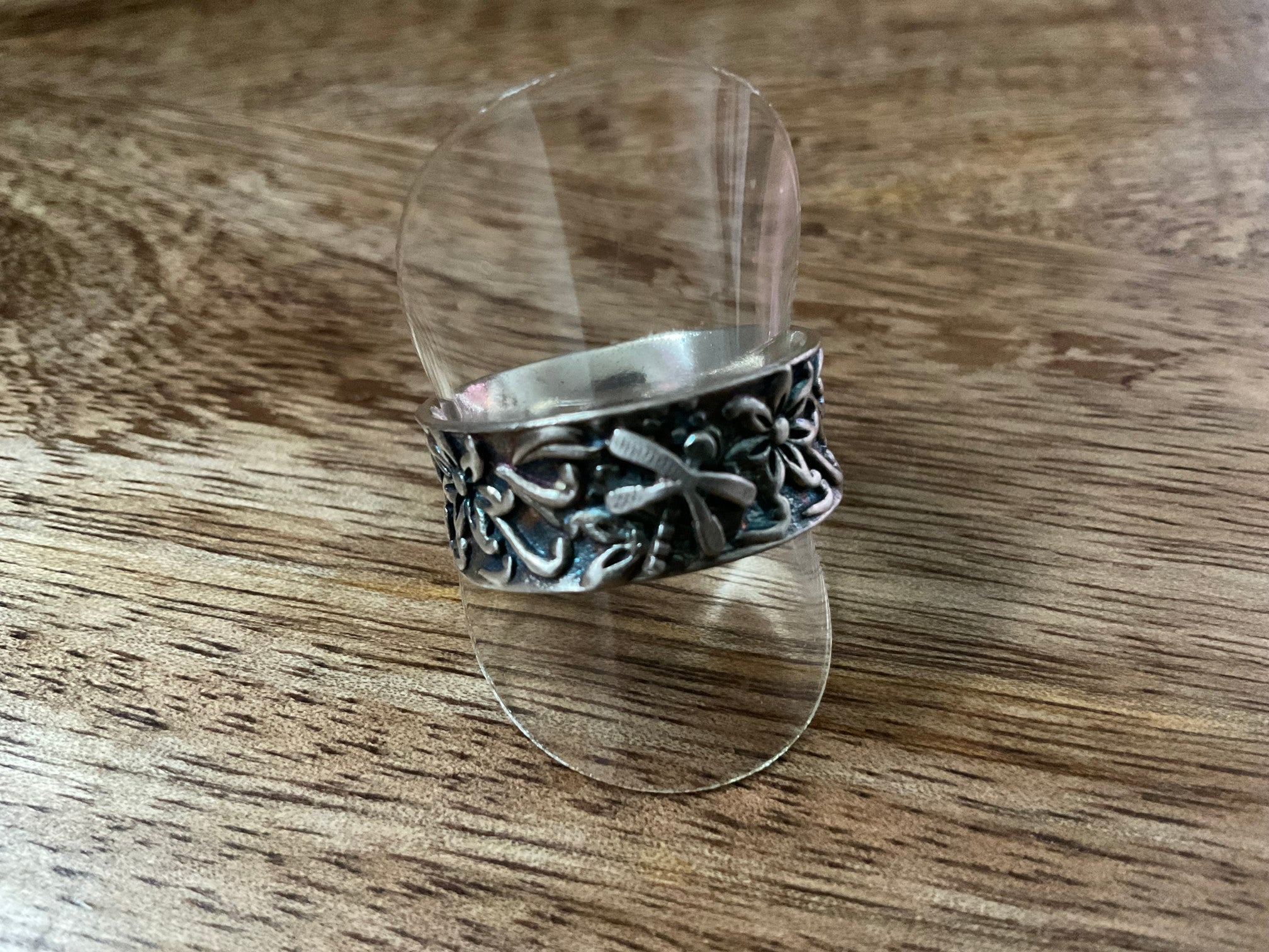 Dragonfly Floral Ring