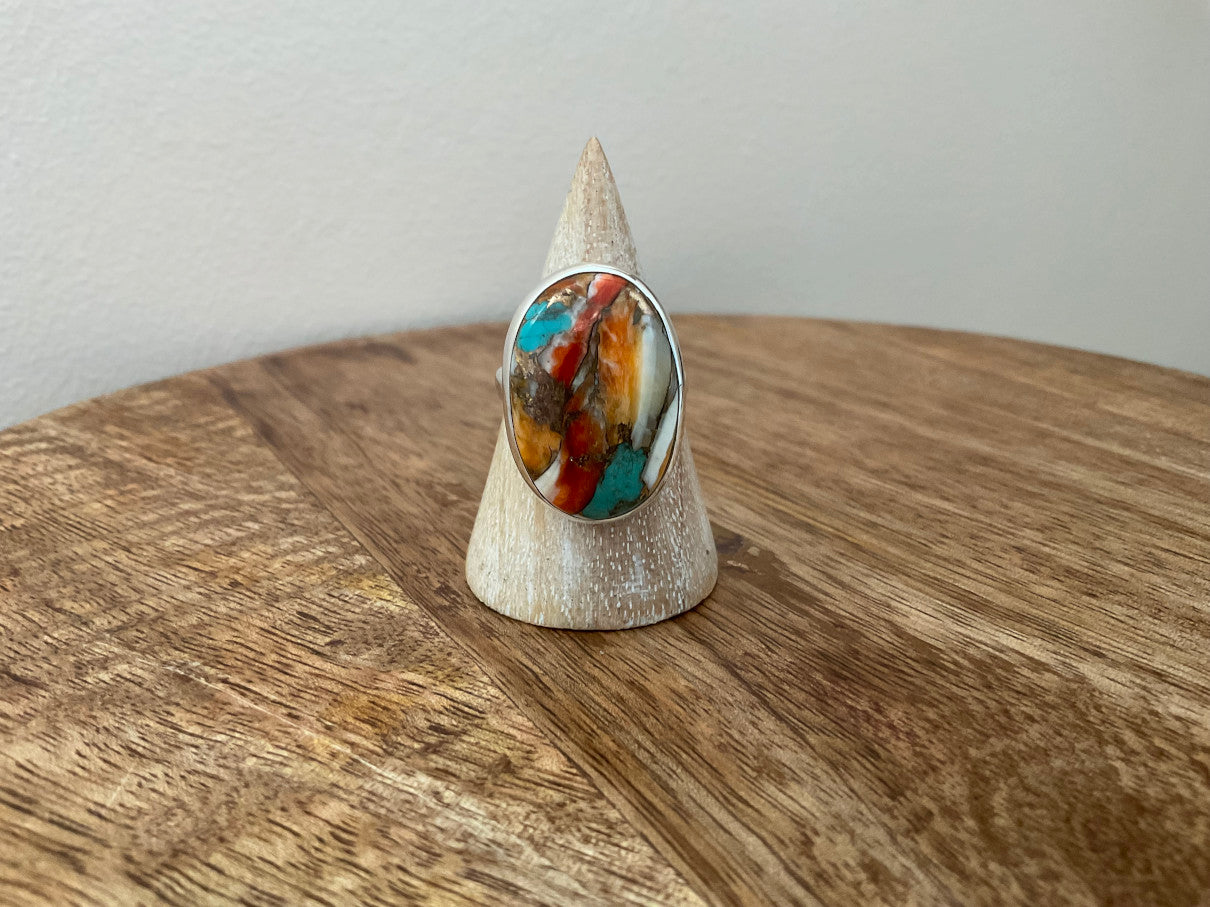 Oyster Turquoise Stoneset Ring