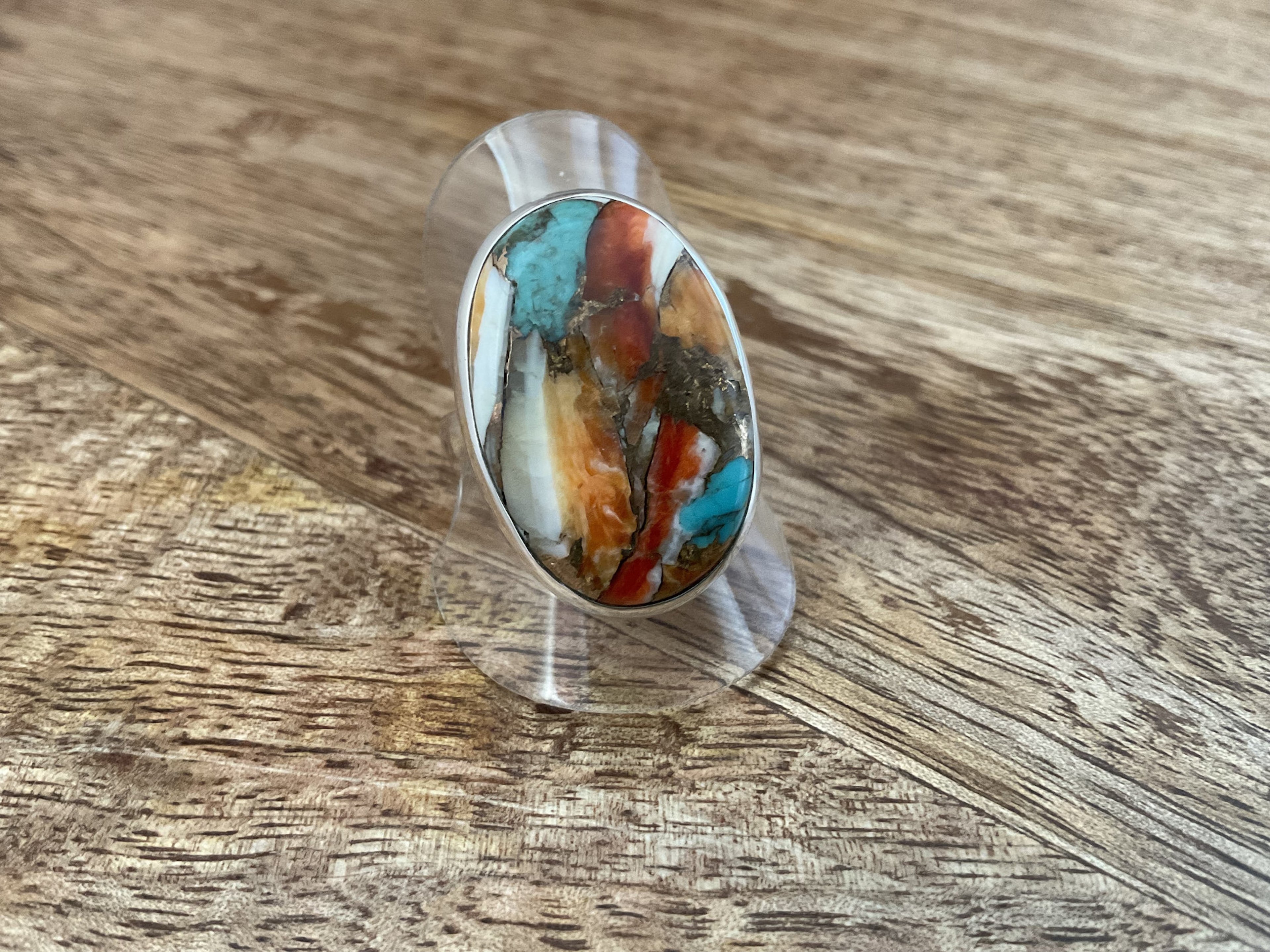 Oyster Turquoise Stoneset Ring