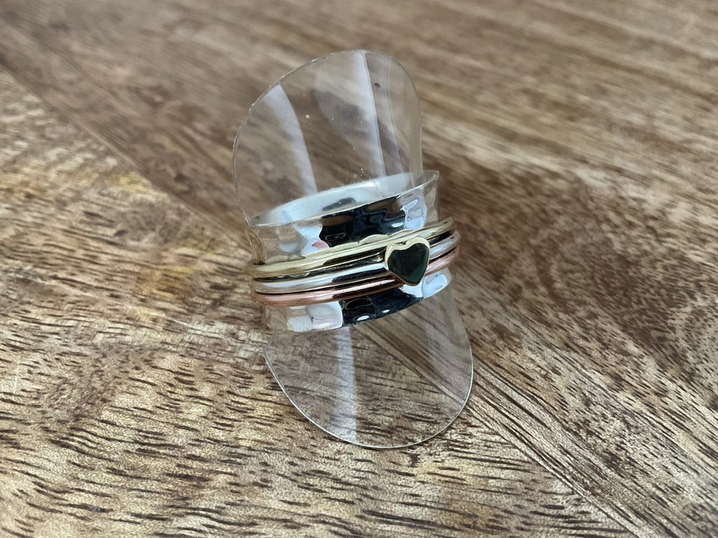 Heart Spinner Ring