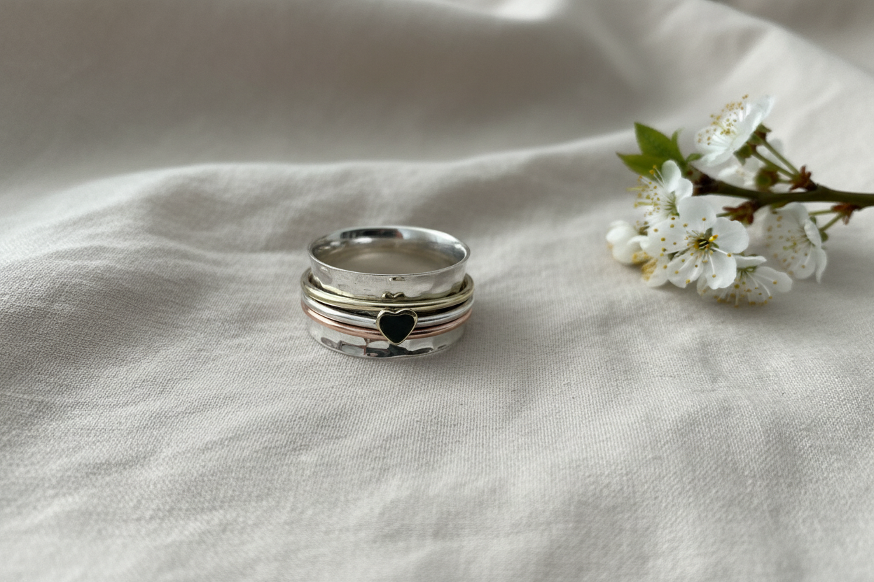Heart Spinner Ring