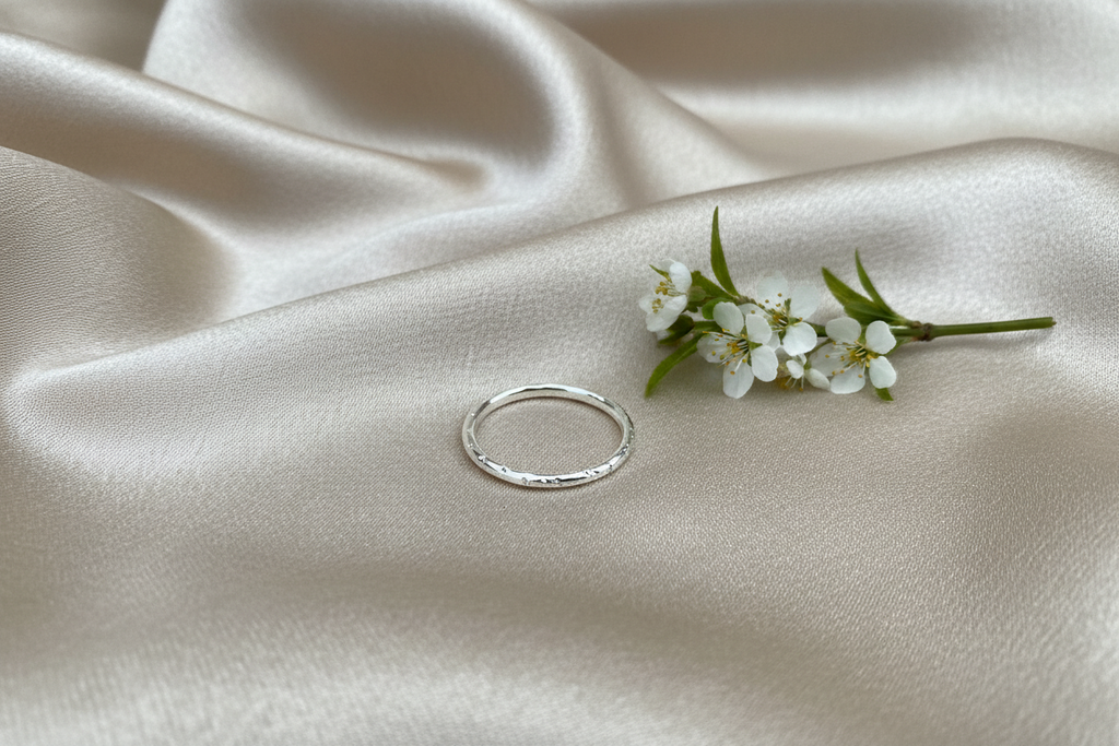 Hammered Thin Ring