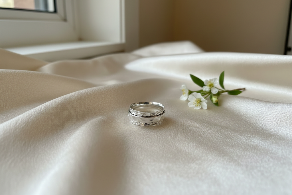 Hammerd Silver Spinner Ring